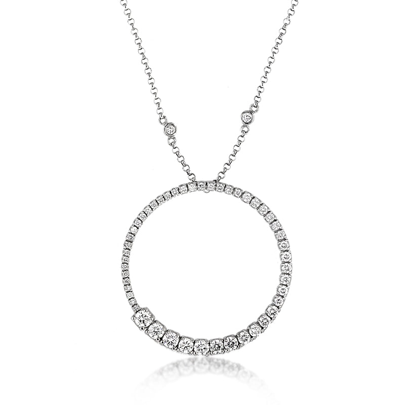 2.25ct Round Brilliant Cut Diamond Pendant