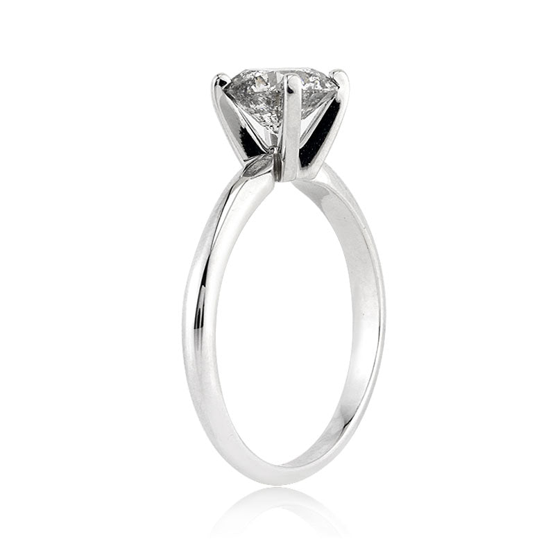 1.23ct Round Brilliant Cut Diamond Engagement Ring