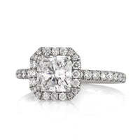 2.25ct Radiant Cut Diamond Engagement Ring
