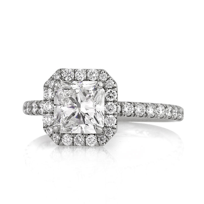 2.25ct Radiant Cut Diamond Engagement Ring