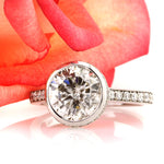 4.01ct Round Brilliant Cut Diamond Engagement Ring