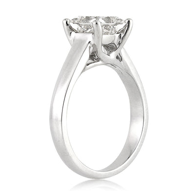 2.03ct Princess Cut Diamond Engagement Ring