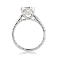2.03ct Princess Cut Diamond Engagement Ring
