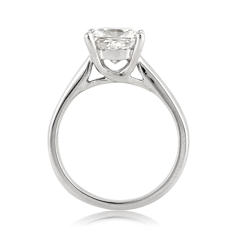 2.03ct Princess Cut Diamond Engagement Ring
