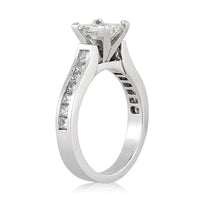 2.75ct Princess Cut Diamond Wedding Ring Set