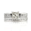2.75ct Princess Cut Diamond Wedding Ring Set