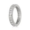 2.90ct Carré Cut Diamond Eternity Band in Platinum