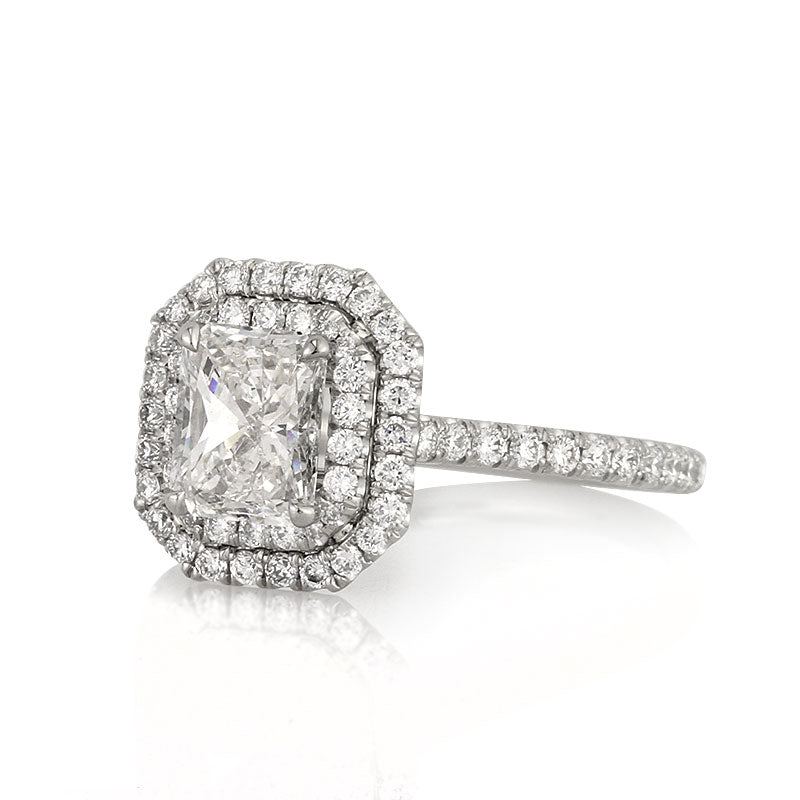 1.80ct Radiant Cut Diamond Engagement Ring