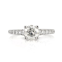 1.64ct Old European Cut Diamond Engagement Ring