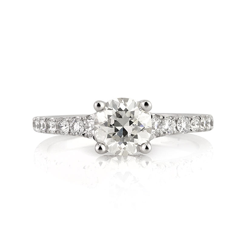 1.64ct Old European Cut Diamond Engagement Ring