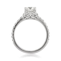 1.64ct Old European Cut Diamond Engagement Ring