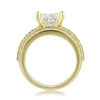 4.74ct Princess Cut Diamond Engagement Ring