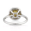 1.54ct Fancy Intense Yellow Cushion Cut Diamond Engagement Ring
