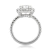 4.14ct Cushion Cut Diamond Engagement Ring