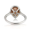 1.51ct Fancy Light Brown Yellow Pear Shaped Diamond Engagement Ring