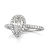 1.62ct Pear Shaped Diamond Engagement Ring