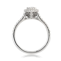 1.62ct Pear Shaped Diamond Engagement Ring
