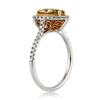 1.52ct Fancy Brown Yellow Pear Shaped Diamond Engagement Ring