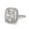 6.92ct Cushion Cut Diamond Engagement Ring
