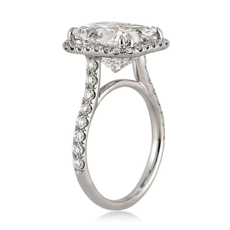 6.92ct Cushion Cut Diamond Engagement Ring