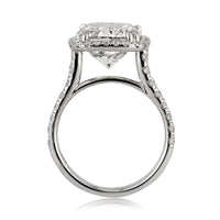 6.92ct Cushion Cut Diamond Engagement Ring