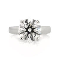 4.15ct Round Brilliant Cut Diamond Engagement Ring