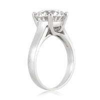 4.15ct Round Brilliant Cut Diamond Engagement Ring