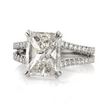 4.70ct Radiant Cut Diamond Engagement Ring