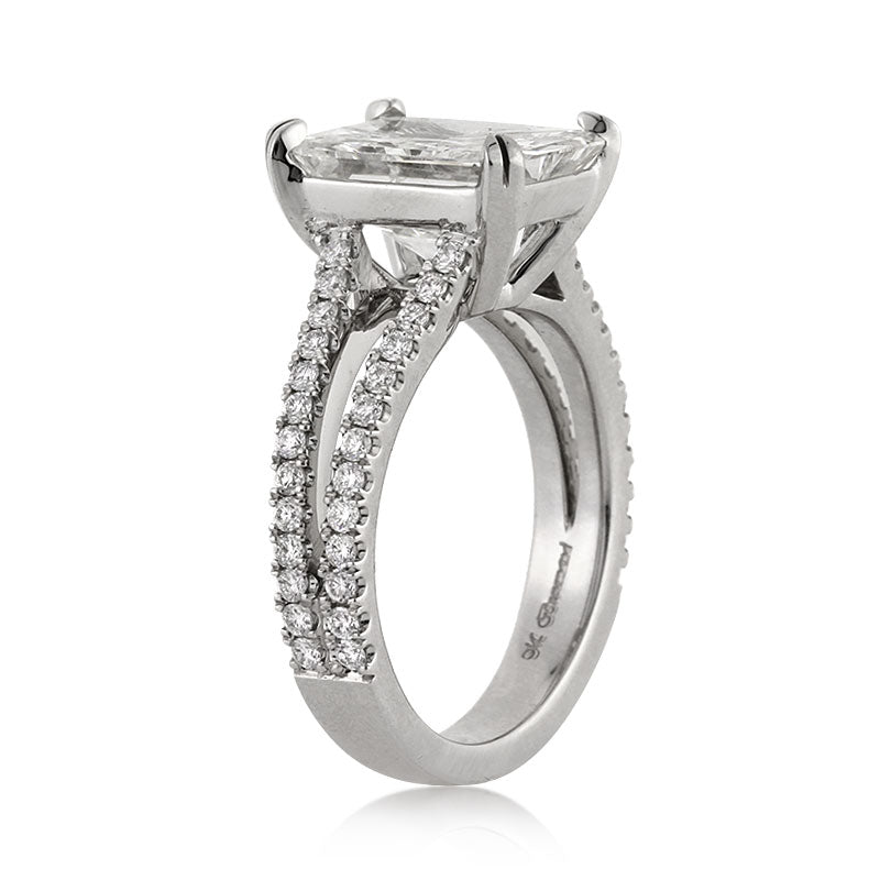 4.70ct Radiant Cut Diamond Engagement Ring