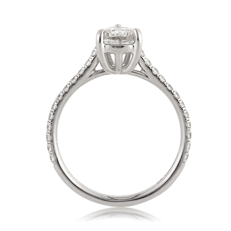 1.58ct Pear Shaped Diamond Engagement Ring