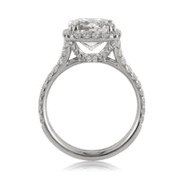 5.30ct Cushion Cut Diamond Engagement Ring