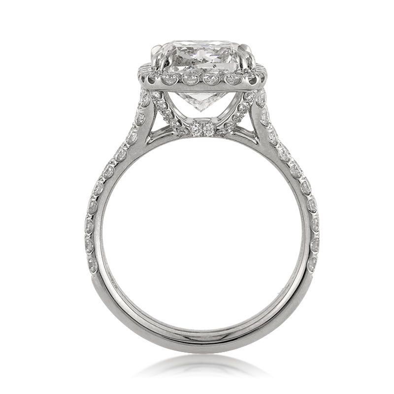 5.30ct Cushion Cut Diamond Engagement Ring
