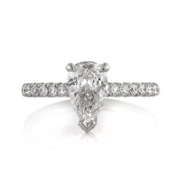 1.75ct Pear Shaped Diamond Engagement Ring