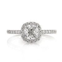 1.60ct Cushion Cut Diamond Engagement Ring