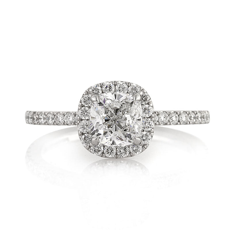 1.60ct Cushion Cut Diamond Engagement Ring