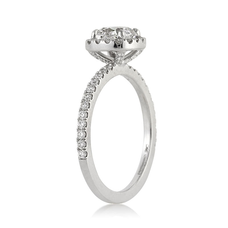 1.60ct Cushion Cut Diamond Engagement Ring
