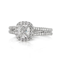 1.76ct Cushion Cut Diamond Engagement Ring