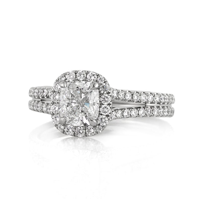 1.76ct Cushion Cut Diamond Engagement Ring