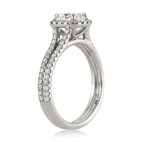 1.76ct Cushion Cut Diamond Engagement Ring