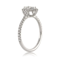 1.11ct Pear Shaped Diamond Engagement Ring