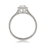 1.11ct Pear Shaped Diamond Engagement Ring