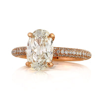 2.87ct Oval Cut Diamond Engagement Ring