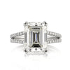 5.37ct Emerald Cut Diamond Engagement Ring