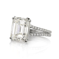 5.37ct Emerald Cut Diamond Engagement Ring