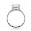 5.37ct Emerald Cut Diamond Engagement Ring