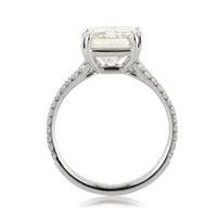5.37ct Emerald Cut Diamond Engagement Ring