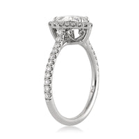 1.84ct Heart Shaped Diamond Engagement Ring