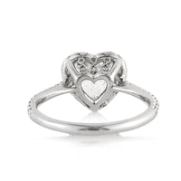 1.84ct Heart Shaped Diamond Engagement Ring