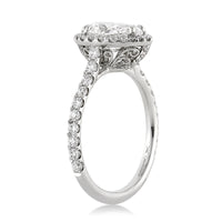 2.50ct Pear Shaped Diamond Engagement Ring