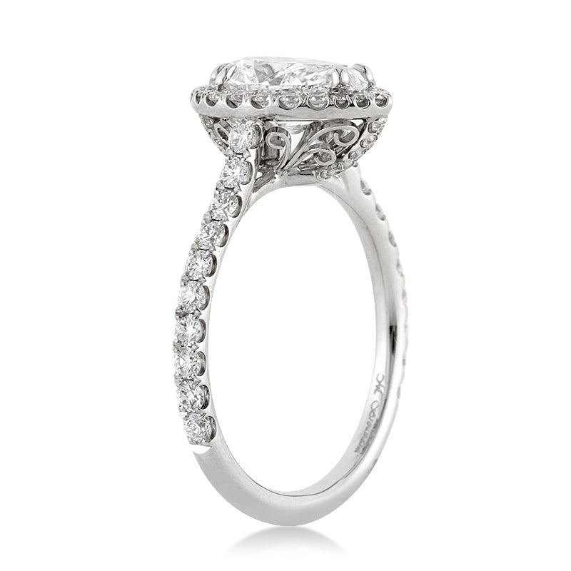 2.50ct Pear Shaped Diamond Engagement Ring